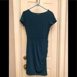 Gorgeous 6P washable Donna Morgan teal dress for work, parties, etc.